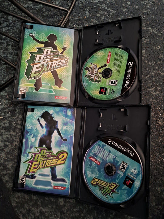 Dance Dance Revolution Extreme & Extreme 2 PS2 PlayStation 2 CIB Tested Works