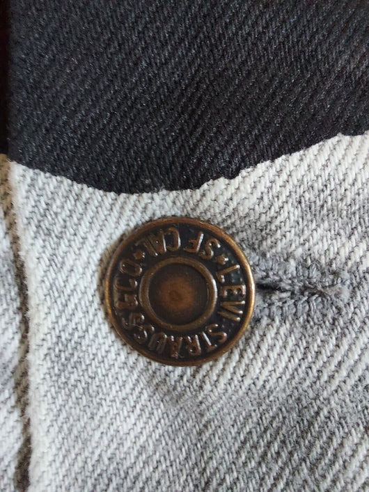 Custom 1960's Batman & Joker Levi Denim Jacket: Men's Size M,Fast Shipping - Retro Daddy Gaming