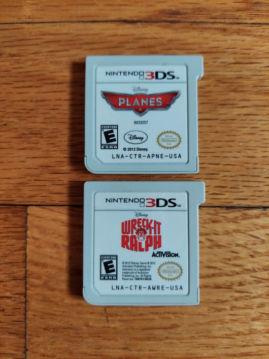 Disney Game Combo (Wreck It Ralph & Planes) 3DS, Works, Fast Shipping - Retro Daddy Gaming