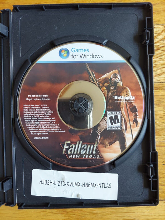 Fallout: New Vegas (2010) PC DVD Game Used Games for Windows Bethesda - Retro Daddy Gaming