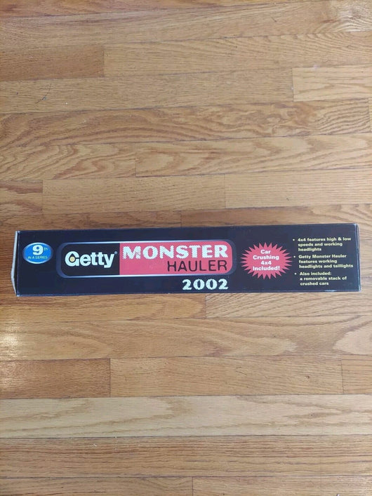 GETTY MONSTER HAULER 2002 9th Series. RARE COLLECTIBLE Includes a STOMPER TRUCK! - Retro Daddy Gaming