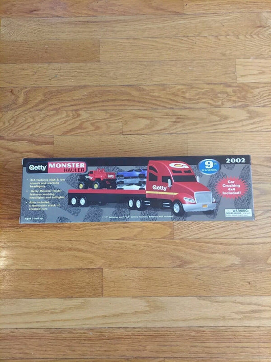 GETTY MONSTER HAULER 2002 9th Series. RARE COLLECTIBLE Includes a STOMPER TRUCK! - Retro Daddy Gaming