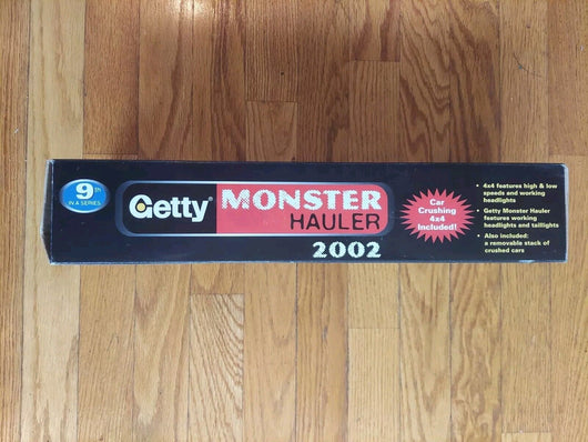 GETTY MONSTER HAULER 2002 9th Series. RARE COLLECTIBLE Includes a STOMPER TRUCK! - Retro Daddy Gaming