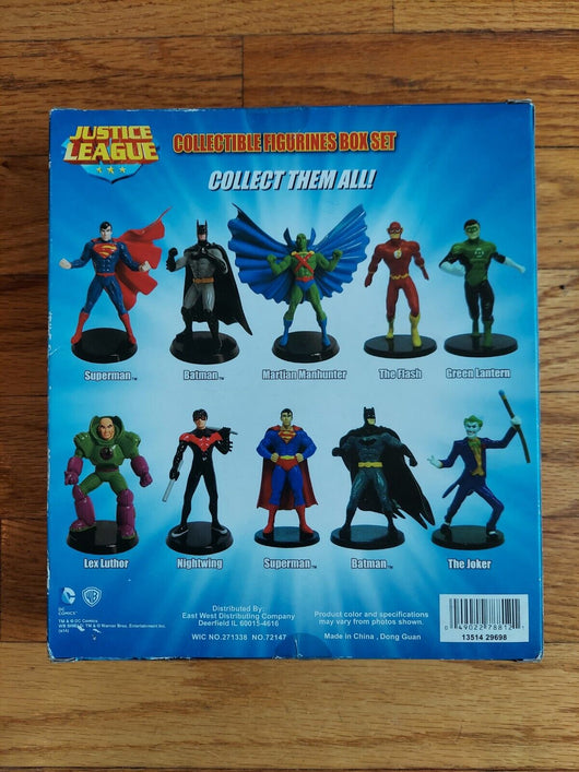 Justice League Figurines 5 Piece Set (Batman, Lex Luthor, Nightwing,... - Retro Daddy Gaming