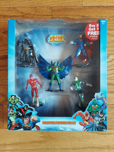 Justice League Figurines 5 Piece Set (Martian Man Hunter, Etc.), FAST SHIPPING! - Retro Daddy Gaming