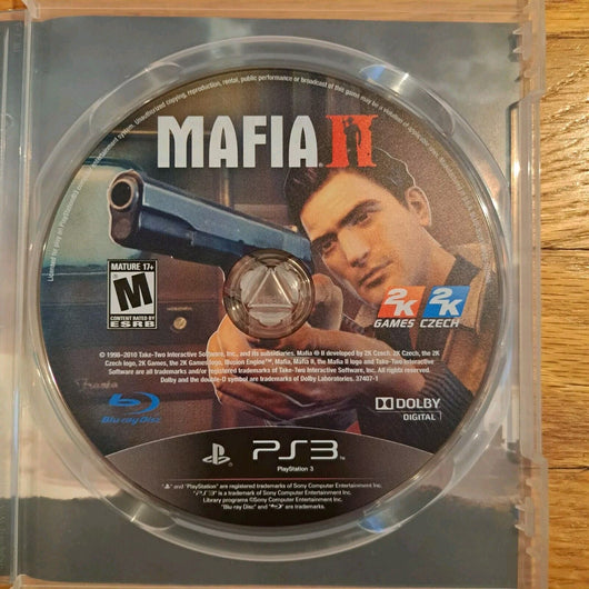 Mafia II For PlayStation 3 PS3 + Manuel - Retro Daddy Gaming