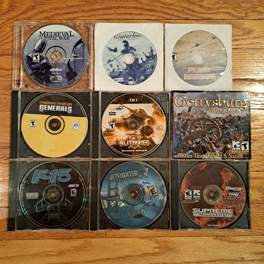 Mix Bundle Of Strateg PC games Lot of 9 computer games, Command &conquer.. - Retro Daddy Gaming