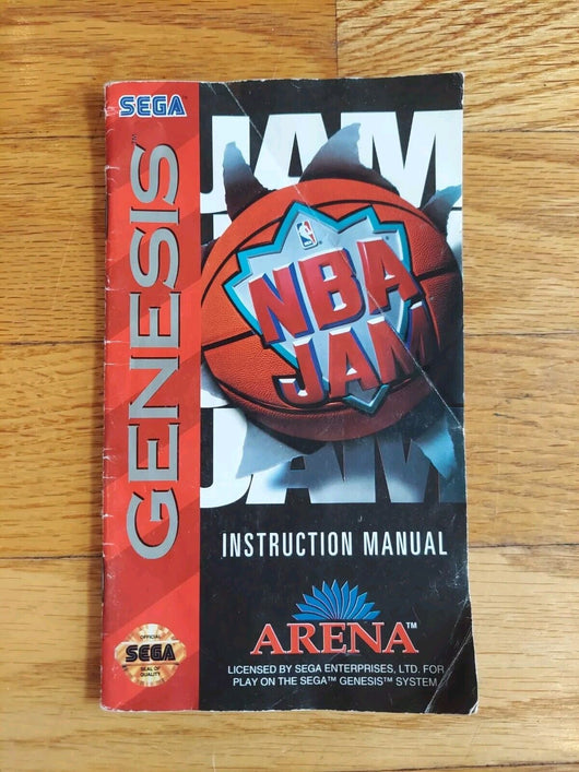 NBA Jam (Sega Genesis, 1994) CIB Complete W/ Manual Tested & Working! Fast Ship - Retro Daddy Gaming