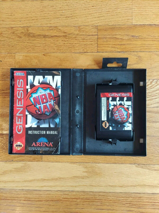 NBA Jam (Sega Genesis, 1994) CIB Complete W/ Manual Tested & Working! Fast Ship - Retro Daddy Gaming