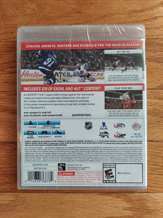 NHL Legacy Edition PS3 (Sealed), Fast Shipping - Retro Daddy Gaming