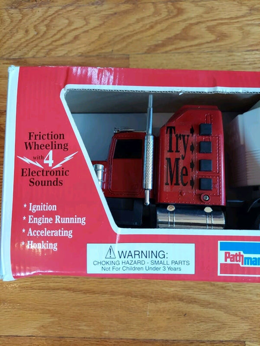 Pathmark 18 - Wheel Hauler Trailer Truck (Rare) - Friction Wheeling W/4 Electronic - Retro Daddy Gaming