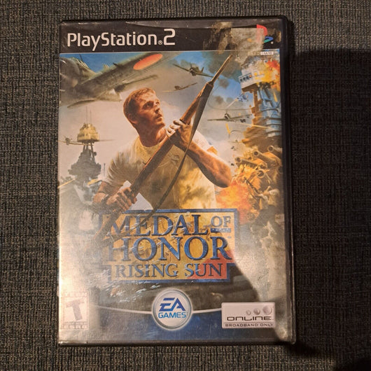 Playstation 2 Five game action lot. Medal of honor games, top gun,etc. Works