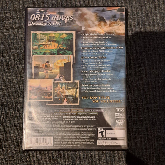 Playstation 2 Five game action lot. Medal of honor games, top gun,etc. Works