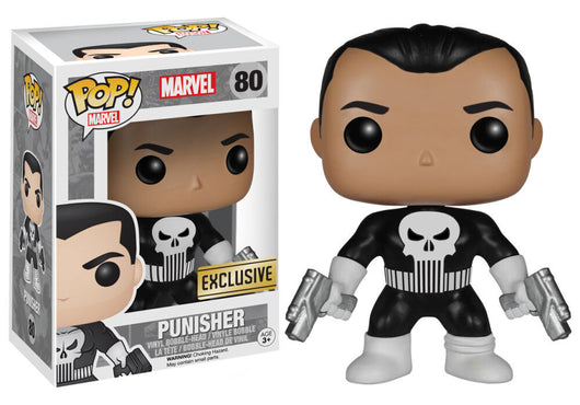 Funko Pop! Marvel - The Punisher #80 Exclusive - Vinyl Bobble-Head Figure - NEW