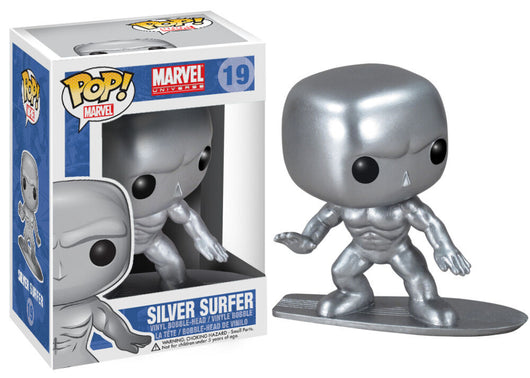 Funko Pop! Marvel - Silver Surfer #19 - Vinyl Bobble-Head Figure - NEW in Box