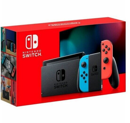 Nintendo Switch W/Docking Station, Joy Con Comfort Grip, & Cord, Works,Fast Ship