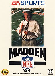 Madden NFL '94 (CIB) - Sega Genesis Game American Football Sports Fast Shipping!