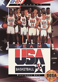 Team USA Basketball (CIB) - Sega Genesis Game Sports, Works, Fast Shipping!