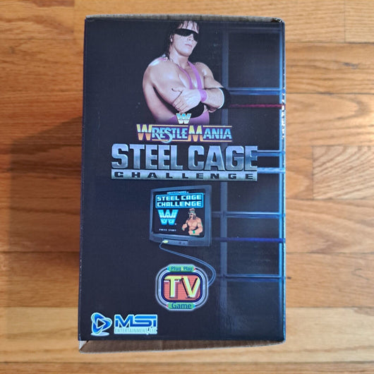 WWE WRESTLING WRESTLEMANIA STEEL CAGE CHALLENGE PLUG N PLAY TV GAME NEW MSI ENT - Retro Daddy Gaming