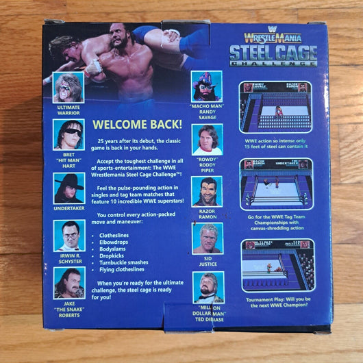 WWE WRESTLING WRESTLEMANIA STEEL CAGE CHALLENGE PLUG N PLAY TV GAME NEW MSI ENT - Retro Daddy Gaming